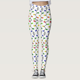 **CHRISTMAS LIGHTS GALORE** CUTE LEGGINGS