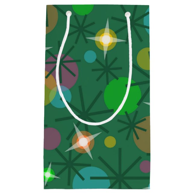 Christmas Lights gift bag small (Front)