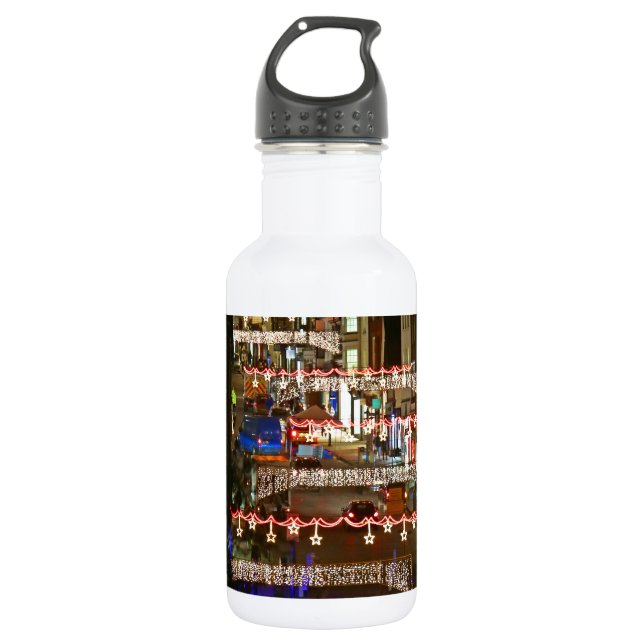 Christmas lights Guildford 532 Ml Water Bottle (Front)