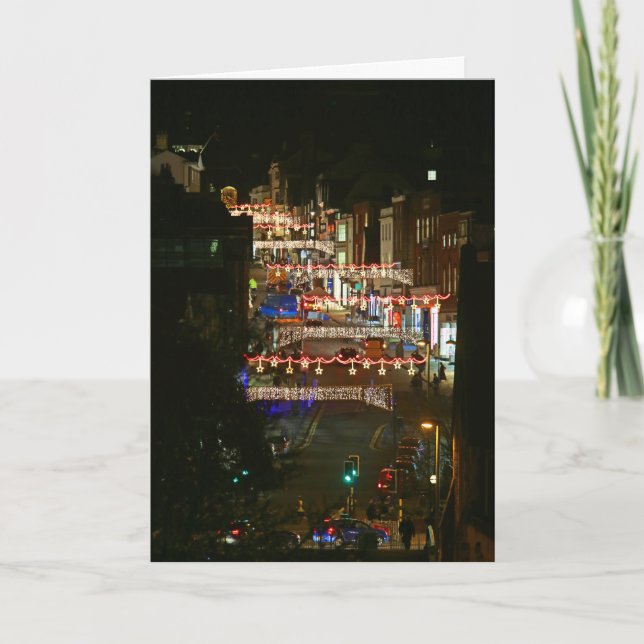 Christmas lights Guildford Holiday Card (Front)