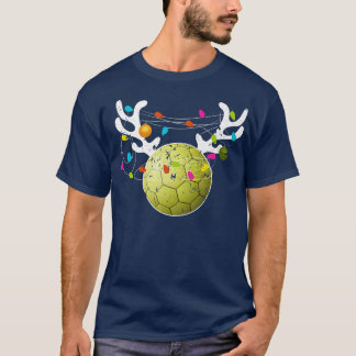 Christmas Lights Handball Funny Xmas  T-Shirt