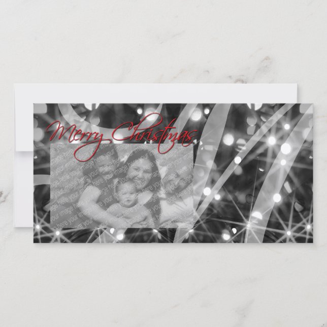 Christmas Lights Holiday Card (Front)