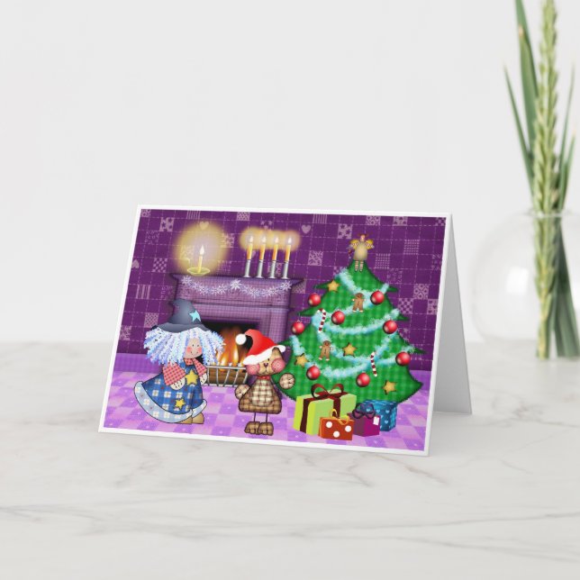 Christmas Lights Holiday Card (Front)