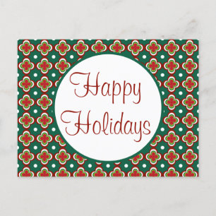 Christmas Lights Holiday Postcard
