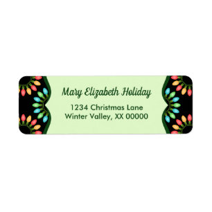 Christmas Lights in Colourful Circles Pattern