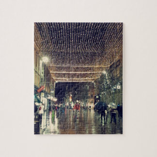 Christmas Lights in Glasgow, Scotland Jigsaw Puzzle