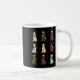 Christmas Lights Labrador Dog Lover Funny Xmas Dog Coffee Mug