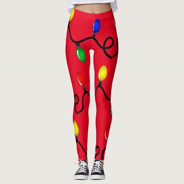 Christmas Lights Leggings (Front)