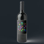 Christmas Lights -Let's Get Lit Lights- Merry & Br Wine Label<br><div class="desc">Christmas Lights -Let's Get Lit Lights- Merry & Bright Classic: A merry design celebrating Christmas lights with humour. Perfect for parties and gatherings. Festive,  witty,  and bold.</div>