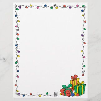 Christmas Lights Letterhead