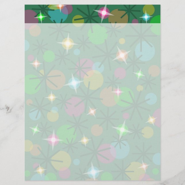 Christmas Lights letterhead header (Front)