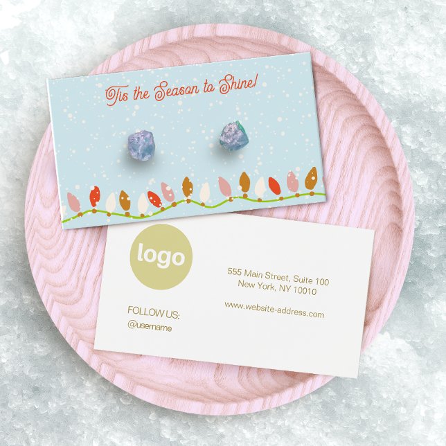 Christmas LIghts  Logo Earring Display Card (Creator Uploaded)