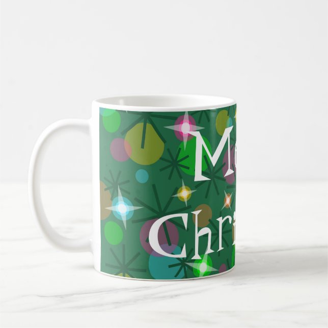 Christmas Lights Merry Christmas mug (Left)