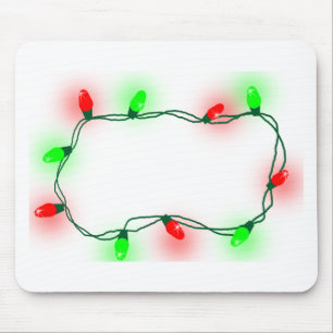 Christmas Lights Mouse Mat