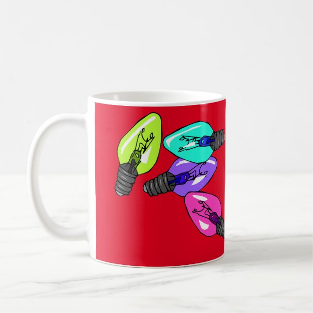 Christmas Lights Mug (Left)