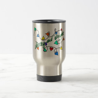 Christmas lights mug