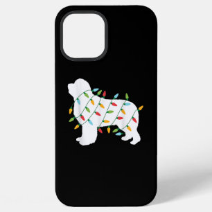 Christmas lights newfoundland gifts dog lovers iPhone 12 pro max case