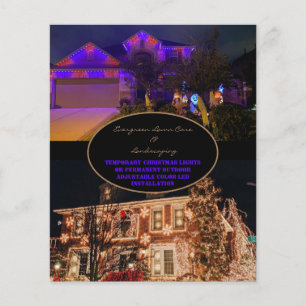 Christmas Lights or Permanent Outdoor LED  Flyer