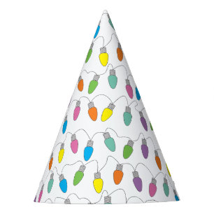 Christmas lights party hat