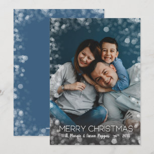 Christmas Lights Photo Holiday Card