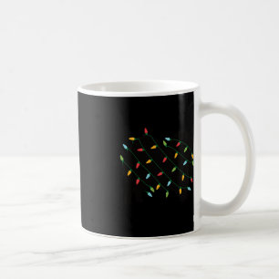Christmas Lights Pomeranian Cute Gift for Dog Lov Coffee Mug