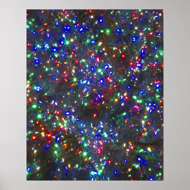 Christmas lights, Portland, Oregon Poster (Front)