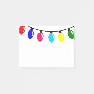 Christmas Lights Post-it Notes
