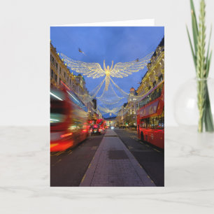 Christmas Lights, Regent Street, London  Card