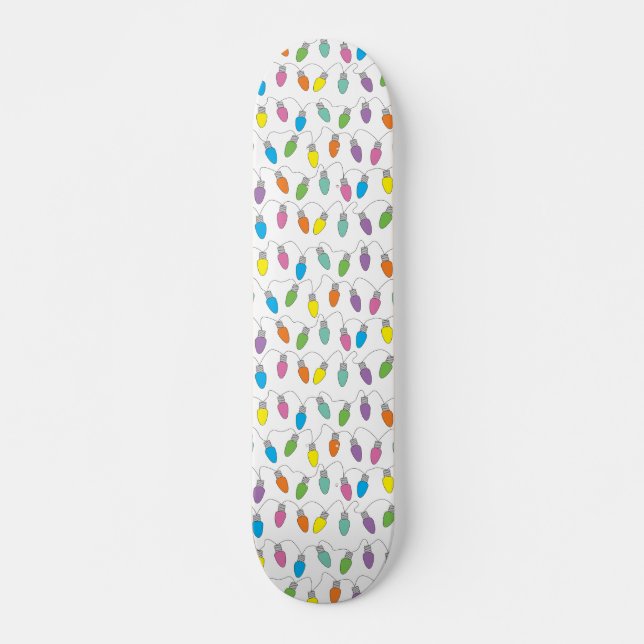 Christmas lights skateboard (Front)