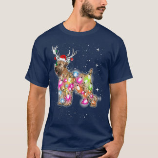 Christmas Lights Soft Coated Wheaten Terrier Dog T-Shirt