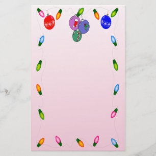 Christmas Lights Stationery