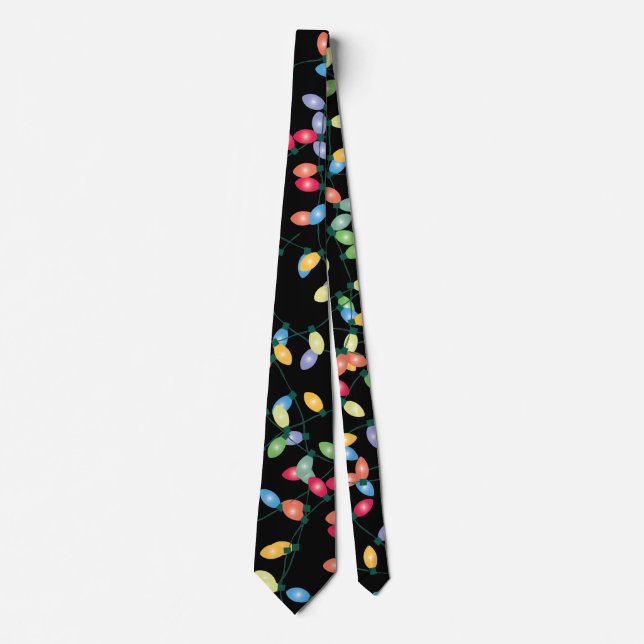 Christmas Lights Tangle Tie (Front)