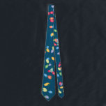 Christmas Lights Tangle Tie<br><div class="desc">A colourful rainbow of Christmas lights in a tangled,  of course,  string</div>