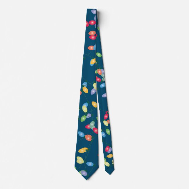 Christmas Lights Tangle Tie (Front)