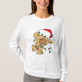 Christmas Lights Teddy Bear T-Shirt
