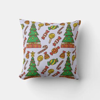 Christmas Lights Throw Pillow