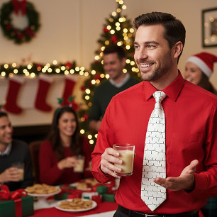 Christmas lights tie