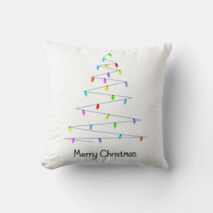 Christmas Lights Tree Cushion