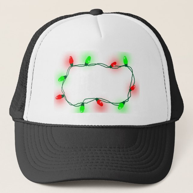 Christmas Lights Trucker Hat (Front)