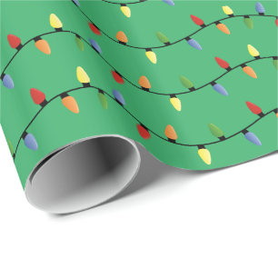 Christmas Lights Wrapping Paper