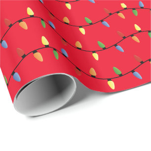 Christmas Lights Wrapping Paper