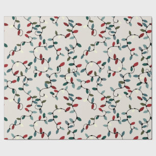 Christmas Lights Wrapping Paper
