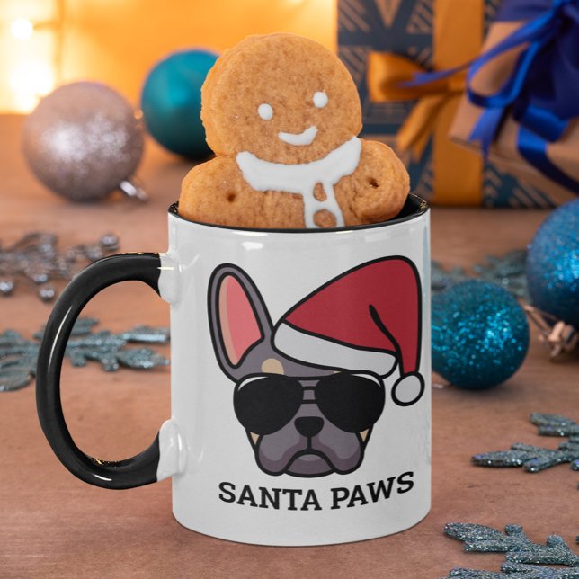 Christmas Lilac Tan French Bulldog Mug (Creator Uploaded)