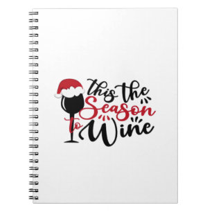 Christmas Lines Abstract Merchandise Notebook