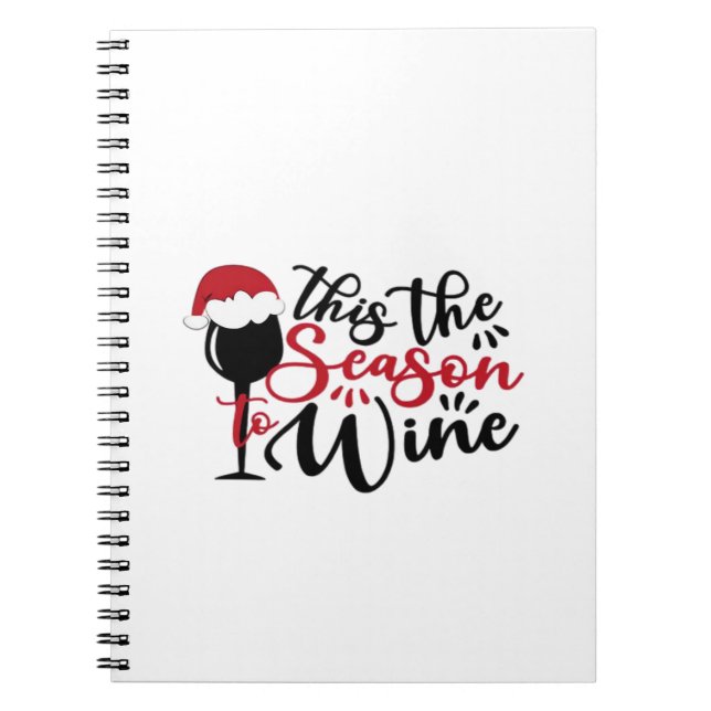 Christmas Lines Abstract Merchandise Notebook (Front)