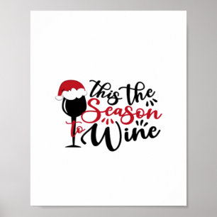 Christmas Lines Abstract Merchandise Poster