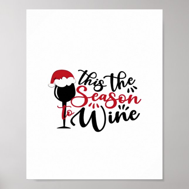 Christmas Lines Abstract Merchandise Poster (Front)