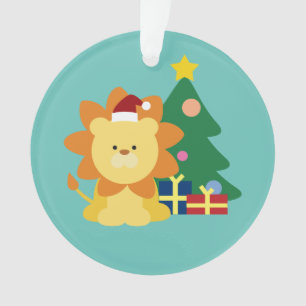 Christmas Lion Ornament