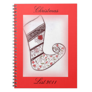 Christmas List Notebook