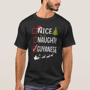 Christmas List Xmas Santa Claus Shirt, Nice Naught T-Shirt